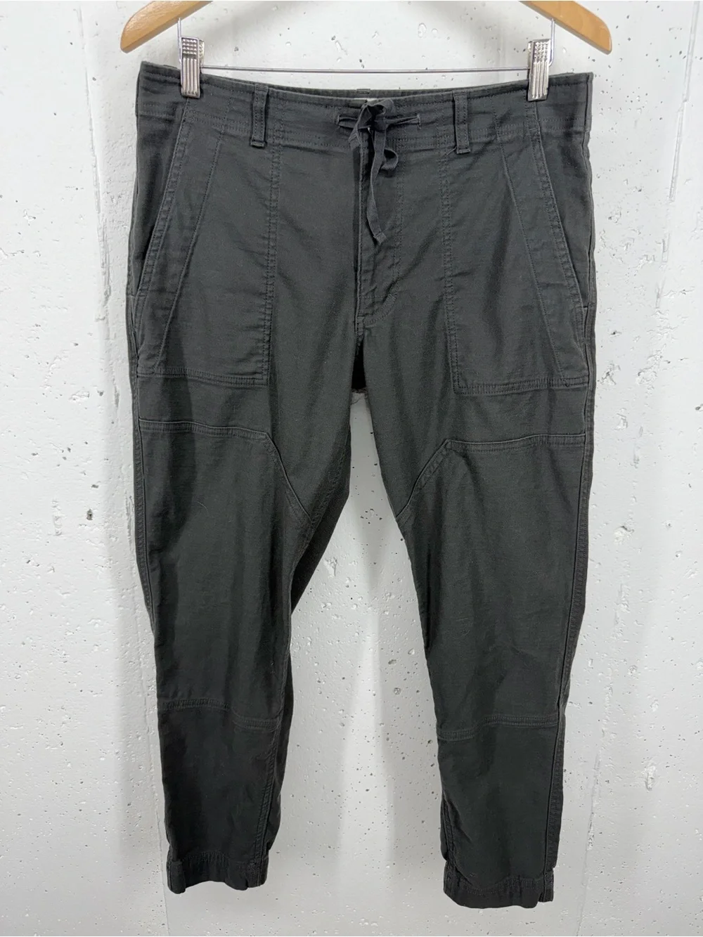 REI Co-op Men’s 34 x 27 Trailsmith Gray Canvas Utility Joggers Pants